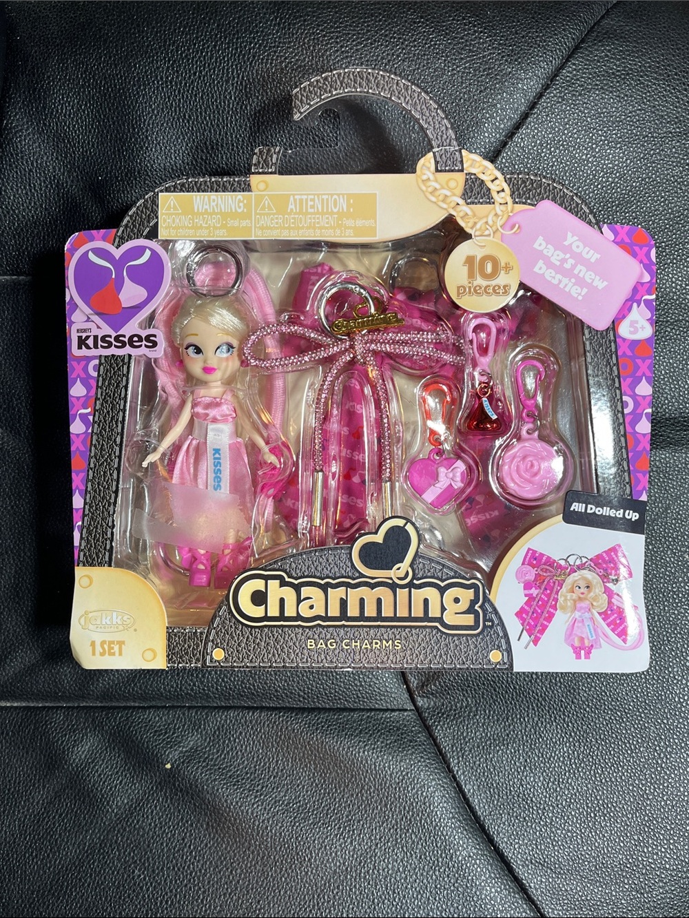 NWT Charming Bag Charms “All Dolled Up” Hershey’s Kisses Doll Set | 10+ Pieces